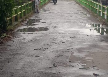 KEPEDULIAN PEMKAB SERGAI; JEMBATAN DUSUN 1 DESA NAGA KESIANGAN DI PERBAIKI