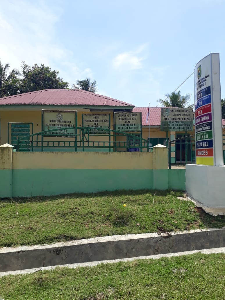 KADES PABATU II, DOLOK MERAWAN, SULAP DANA DESA